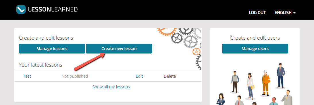 Create Lesson - Step 2